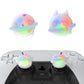 PlayVital Cute Universal Illuminated LED Thumbstick Grips for ps5 & ps4 & Xbox Series X/S & Xbox One & Switch Pro Controller - Planet & Sweet Bunny PlayVital