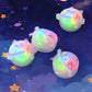 PlayVital Cute Universal Illuminated LED Thumbstick Grips for ps5 & ps4 & Xbox Series X/S & Xbox One & Switch Pro Controller - Planet & Sweet Bunny PlayVital