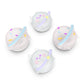 PlayVital Cute Universal Illuminated LED Thumbstick Grips for ps5 & ps4 & Xbox Series X/S & Xbox One & Switch Pro Controller - Planet & Sweet Bunny PlayVital