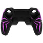 PlayVital Cyber Spider Design Silicone Case for PS5 Controller with 2 Thumb Grips and 6 Sticker, Compatible with Charging Dock - Black & Purple