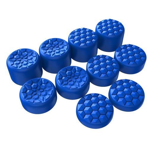 PlayVital Diamond Grain & Crack Bomb Design Ergonomic Stick Caps Thumb Grips for Steam Deck LCD & OLED, for PS Portal Remote Player -  Blue PlayVital