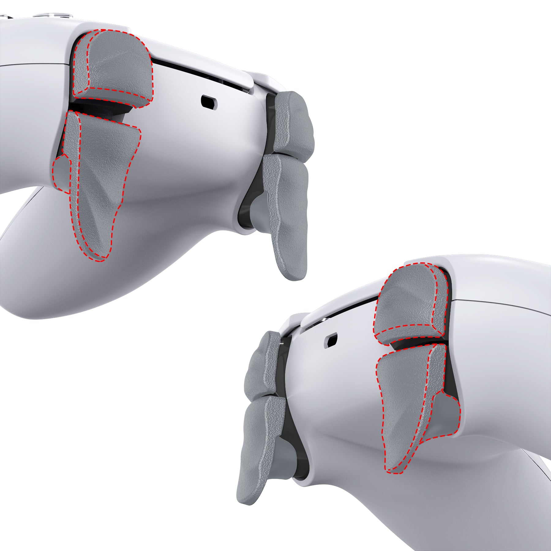 PlayVital PS5 Controller Dune 2 Pairs Trigger Stop Shoulder Buttons ...
