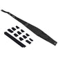 PlayVital Dust Filter & Silicone Plug Set for PS5 Pro Console, Anti-Dust Protection Accessories for PS5 Pro Console with Silicone Port Covers - Black PlayVital