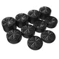 PlayVital 10 Pcs Ergonomic Thumbstick Grips for ps5, for ps4, EVOQUE Universal Pro Thumb Grip Caps for Xbox Series X/S, Xbox One/Elite Series 2, Switch Pro - with 3 Height Convex and Concave - Black - PJM2050 PlayVital