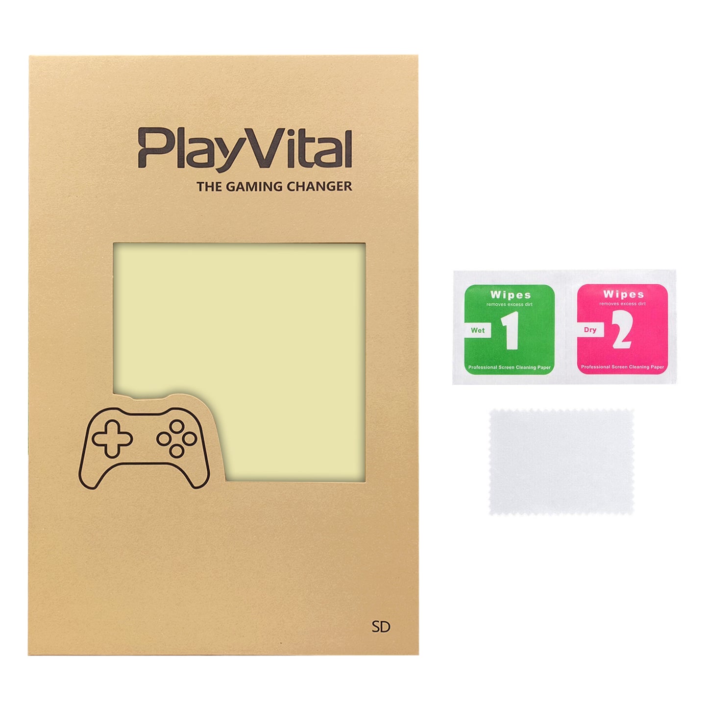 PlayVital Full Set Protective Skin Decal for Steam Deck, Custom Stickers Vinyl Cover for Steam Deck Handheld Gaming PC - Pale Series - Cream & Pink & Columbia Blue - SDTM088 PlayVital