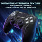 PlayVital Futuristic CyberMech Design Silicone Grip Skin with Thumb Grips for PS5 Wireless Controller, Compatible with PS5 Official Charging Dock - Black - CHXPFP001 PlayVital