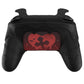 PlayVital Gothic Imp Series Cute Silicone Case for Nintendo Switch Pro Controller - Black PlayVital