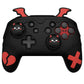 PlayVital Gothic Imp Series Cute Silicone Case for Nintendo Switch Pro Controller - Black PlayVital