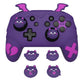 PlayVital Gothic Imp Series Cute Silicone Case for Nintendo Switch Pro Controller - Purple PlayVital