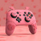 PlayVital Gothic Imp Series Cute Silicone Case for Nintendo Switch Pro Controller - Pink PlayVital