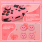 PlayVital Gothic Imp Series Cute Silicone Case for Nintendo Switch Pro Controller - Pink PlayVital