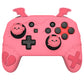 PlayVital Gothic Imp Series Cute Silicone Case for Nintendo Switch Pro Controller - Pink PlayVital