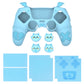 PlayVital Gothic Imp Series Cute Silicone Case with Thumb Grips and Stickers for PS5 Controller, Compatible with PS5 Official Charging Dock - Blue