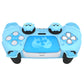 PlayVital Gothic Imp Series Cute Silicone Case with Thumb Grips and Stickers for PS5 Controller, Compatible with PS5 Official Charging Dock - Blue PlayVital