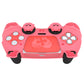 PlayVital Gothic Imp Series Cute Silicone Case with Thumb Grips and Stickers for PS5 Controller, Compatible with PS5 Official Charging Dock - Pink