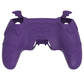 PlayVital Gothic Imp Series Cute Silicone Case with Thumb Grips and Stickers for PS5 Controller, Compatible with PS5 Official Charging Dock - Purple