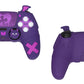 PlayVital Gothic Imp Series Cute Silicone Case with Thumb Grips and Stickers for PS5 Controller, Compatible with PS5 Official Charging Dock - Purple