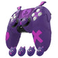 PlayVital Gothic Imp Series Cute Silicone Case with Thumb Grips and Stickers for PS5 Controller, Compatible with PS5 Official Charging Dock - Purple PlayVital