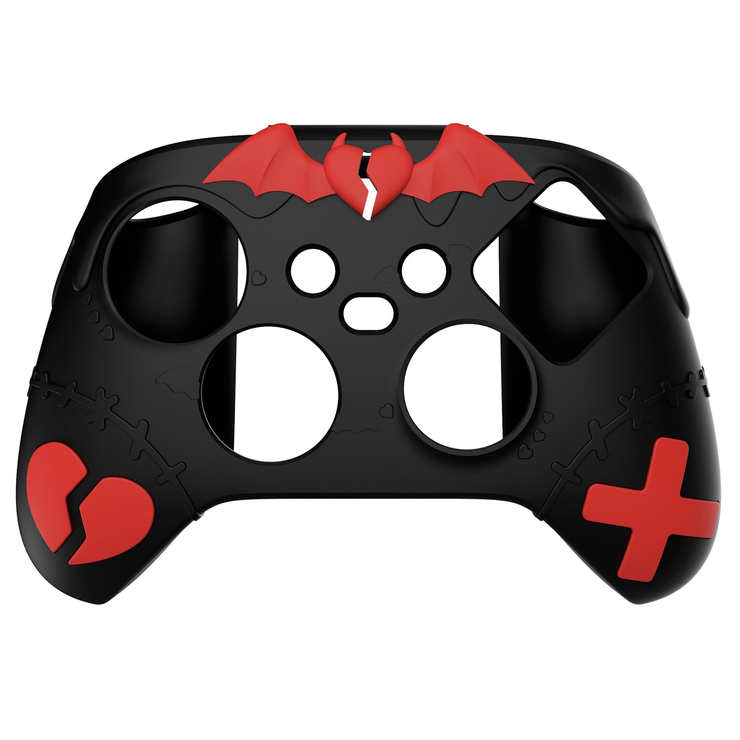 PlayVital Gothic Imp Series Cute Silicone Skin for Xbox Series X/S Controller & Xbox Core Wireless Controller - Black PlayVital