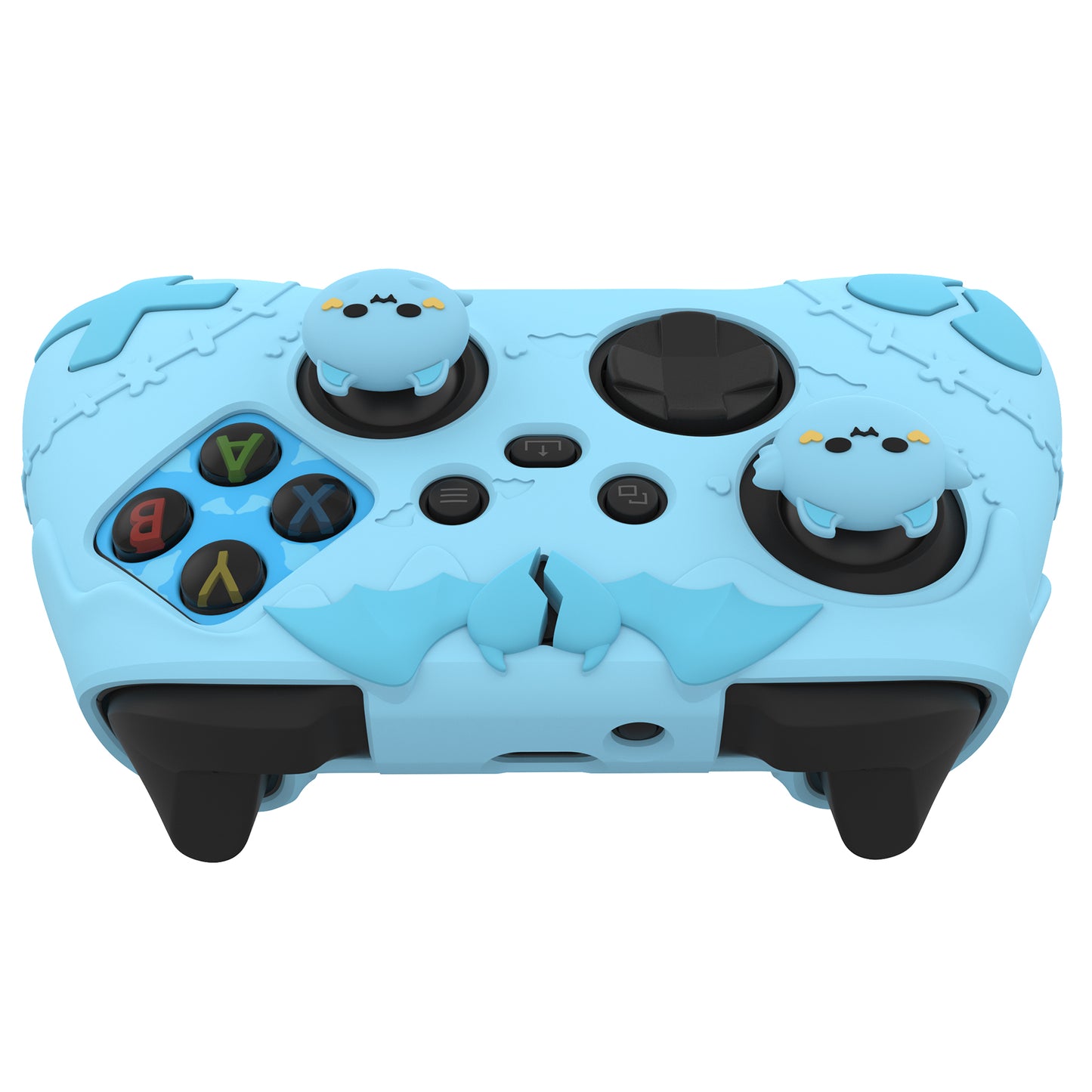 PlayVital Gothic Imp Series Cute Silicone Skin for Xbox Series X/S Controller & Xbox Core Wireless Controller - Blue PlayVital