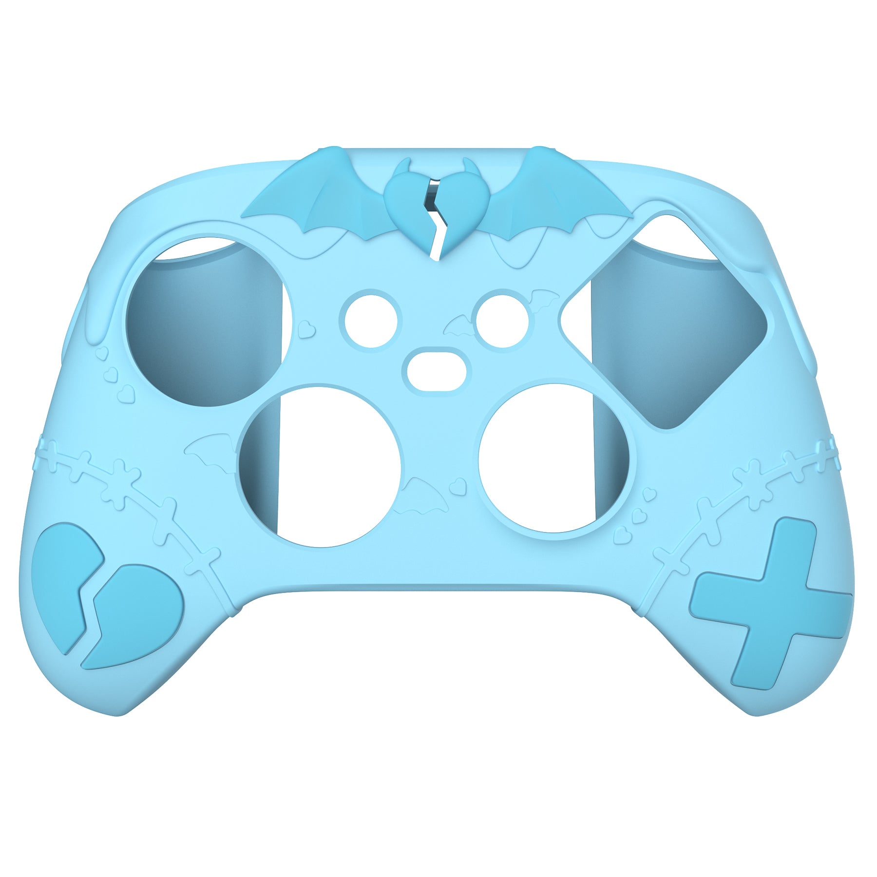 PlayVital Gothic Imp Series Cute Silicone Skin for Xbox Series X/S Controller & Xbox Core Wireless Controller - Blue PlayVital