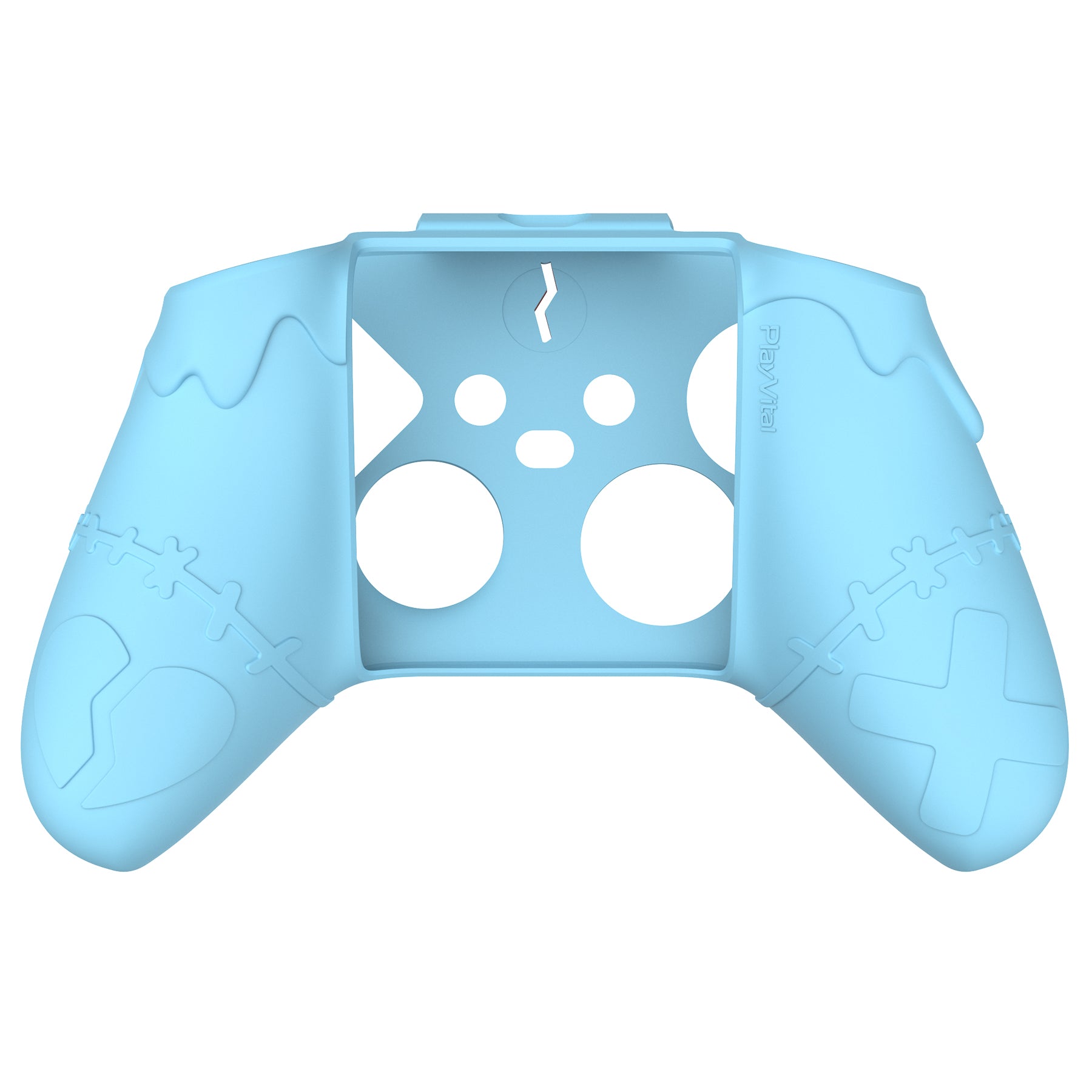 PlayVital Gothic Imp Series Cute Silicone Skin for Xbox Series X/S Controller & Xbox Core Wireless Controller - Blue PlayVital