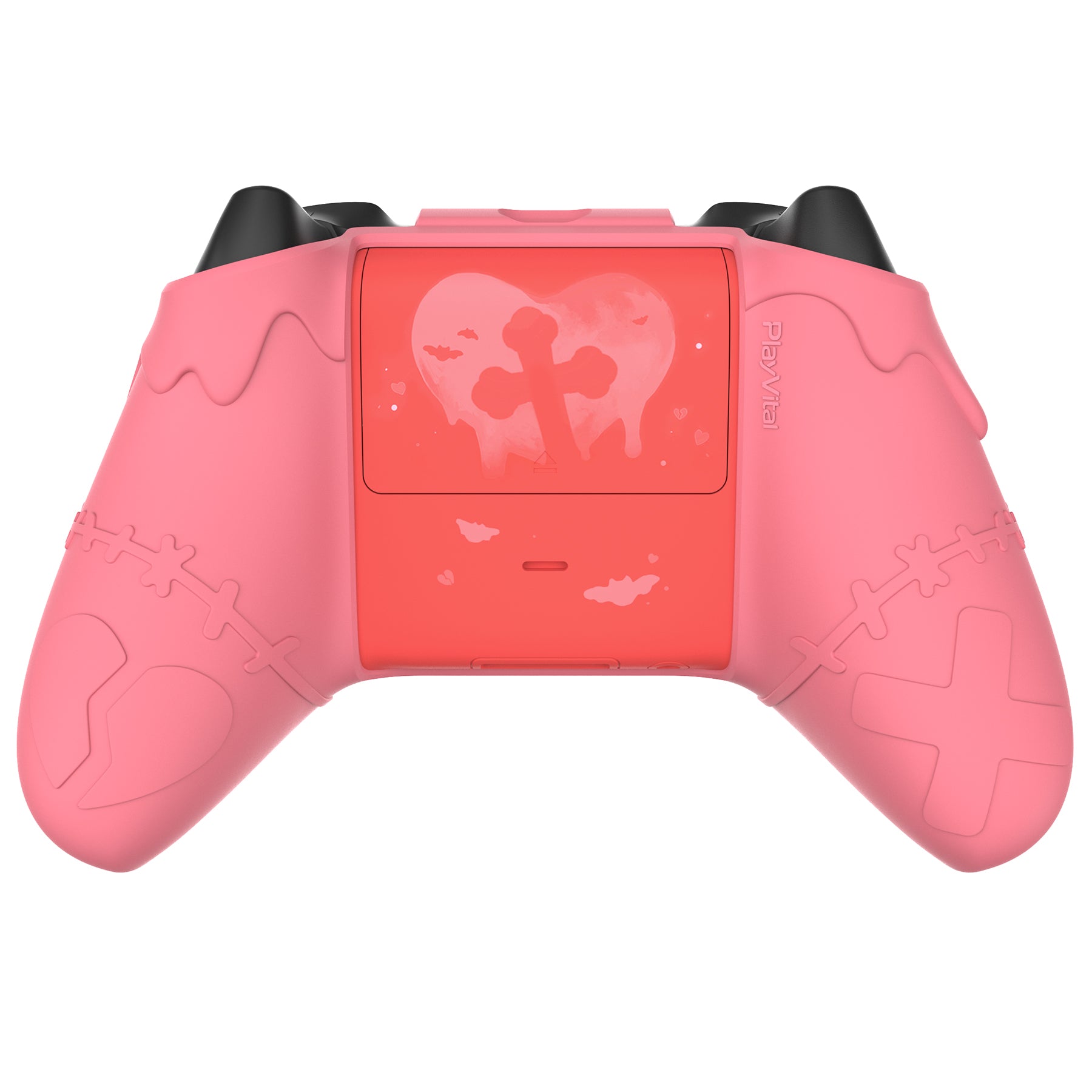 PlayVital Gothic Imp Series Cute Silicone Skin for Xbox Series X/S Controller & Xbox Core Wireless Controller - Pink PlayVital