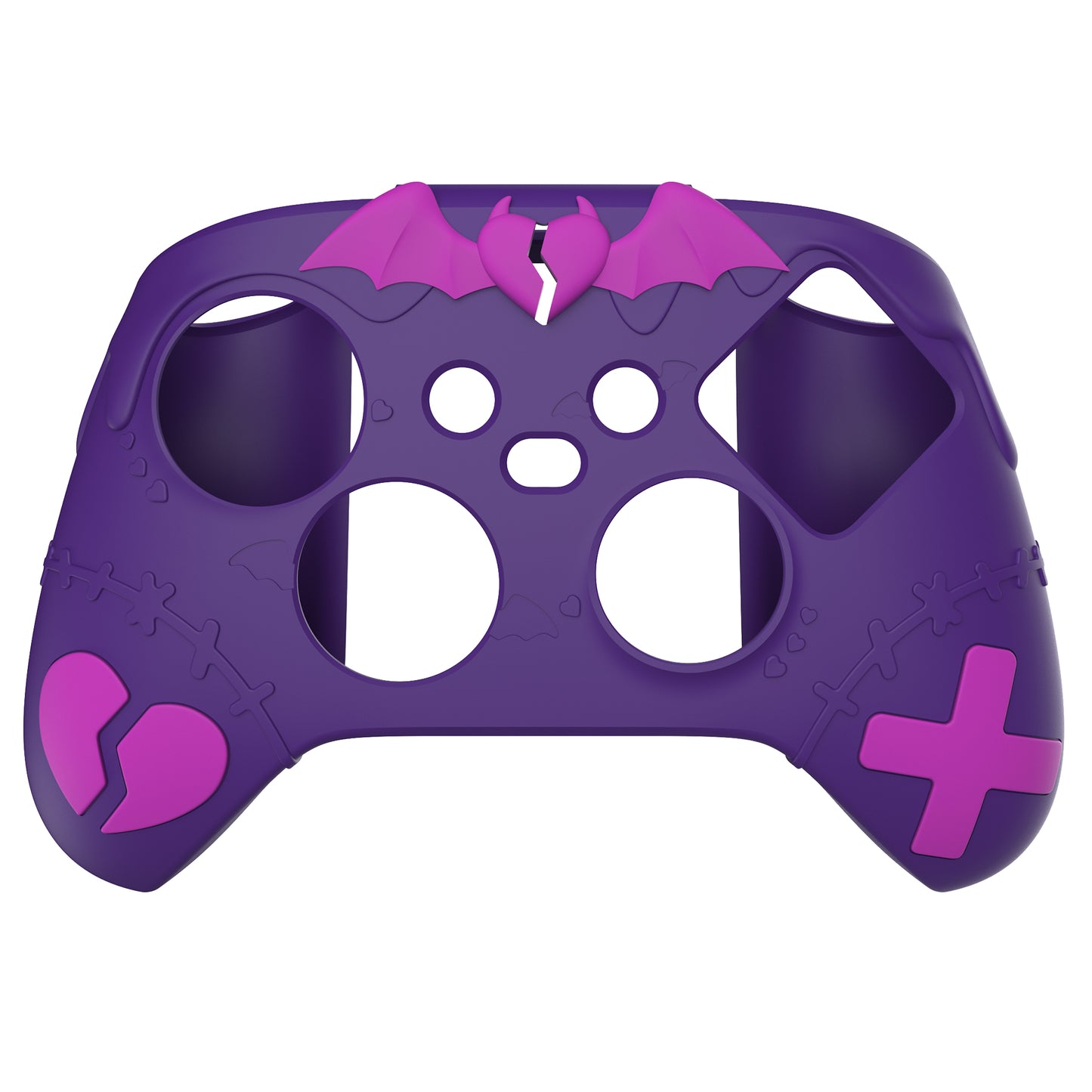 PlayVital Gothic Imp Series Cute Silicone Skin for Xbox Series X/S Controller & Xbox Core Wireless Controller - Purple PlayVital