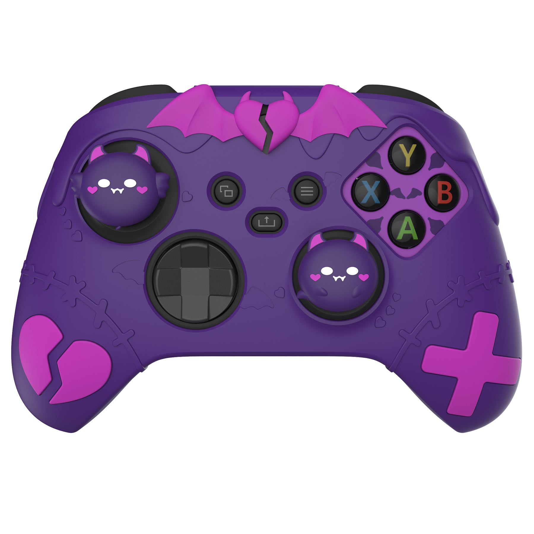 PlayVital Gothic Imp Series Cute Silicone Skin for Xbox Series X/S Controller & Xbox Core Wireless Controller - Purple PlayVital