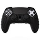 PlayVital Guardian Edition Anti-Slip Ergonomic Silicone Cover Case with Thumb Grip Caps for PS5 Edge Controller - Black - EHPFP001 PlayVital