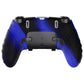 PlayVital Guardian Edition Anti-Slip Ergonomic Silicone Cover Case with Thumb Grip Caps for PS5 Edge Controller - Blue & Black - EHPFP009 PlayVital