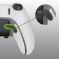 PlayVital Guardian Edition Anti-Slip Ergonomic Silicone Cover Case with Thumb Grip Caps for PS5 Edge Controller - Glow in Dark - Green - EHPFP006 PlayVital