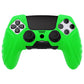 PlayVital Guardian Edition Anti-Slip Ergonomic Silicone Cover Case with Thumb Grip Caps for PS5 Edge Controller - Green - EHPFP010 PlayVital