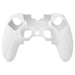 PlayVital Guardian Edition Anti-Slip Ergonomic Silicone Cover Case with Thumb Grip Caps for PS5 Edge Controller - White - EHPFP002 PlayVital