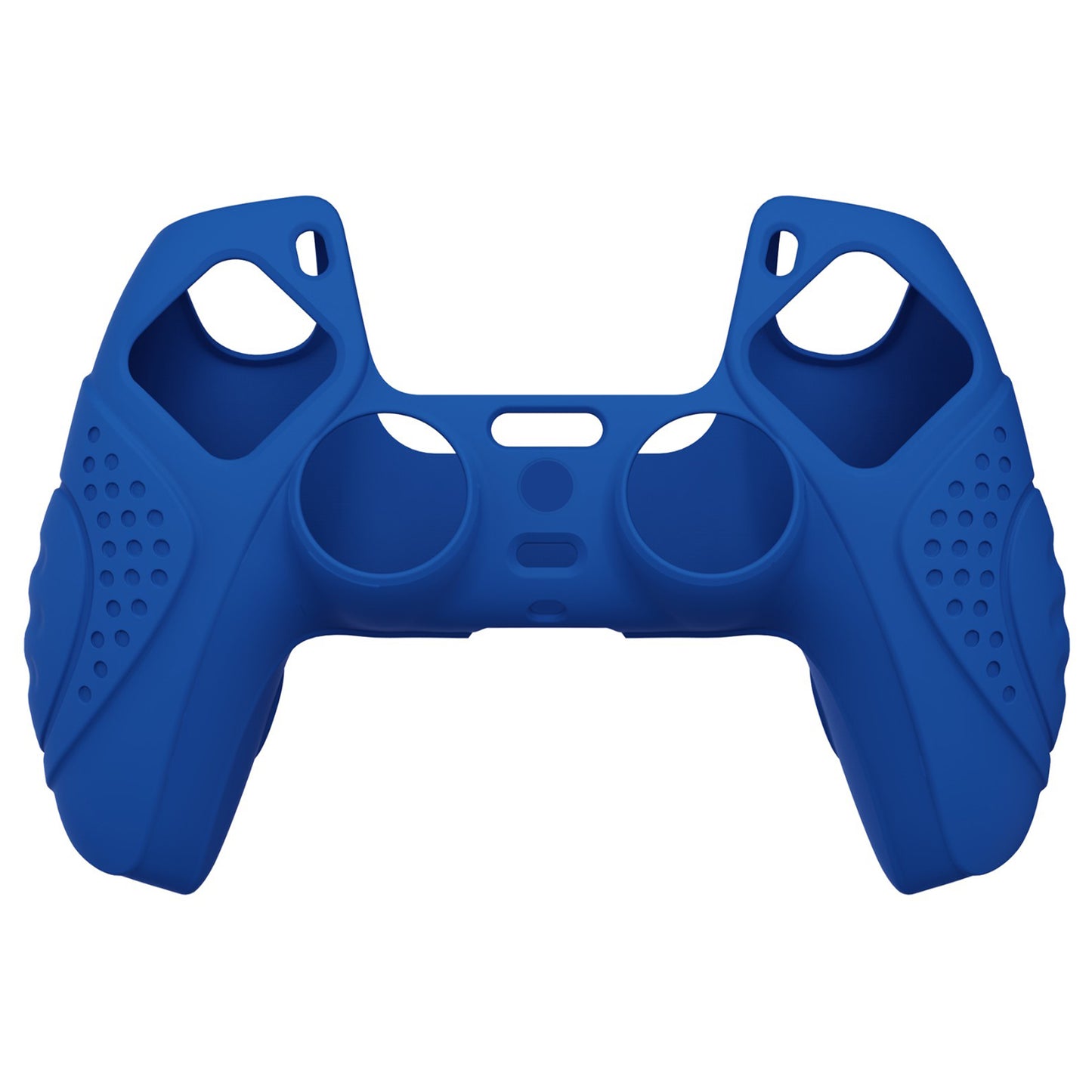 PlayVital Guardian Edition Anti-Slip Silicone Cover Skin with Thumb Grip Caps for PS5 Wireless Controller - Blue - YHPF008 PlayVital