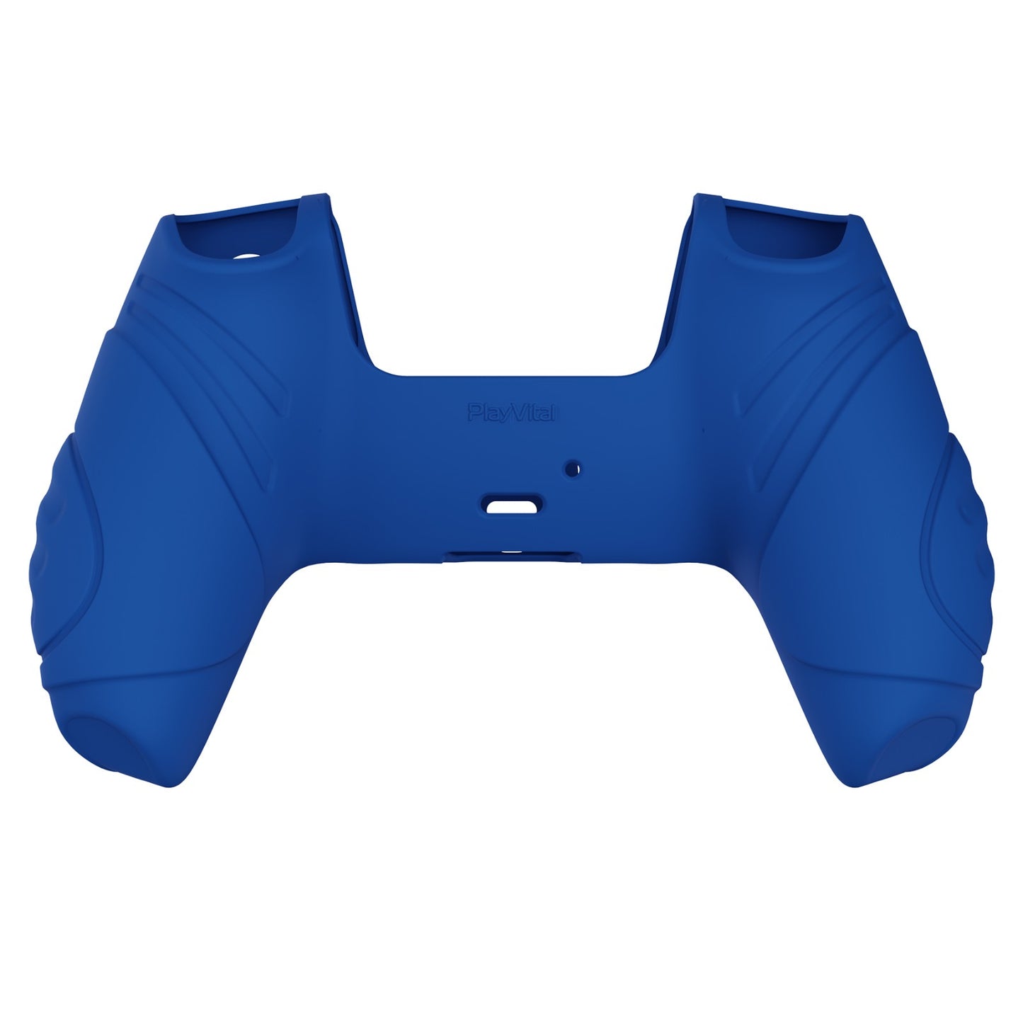 PlayVital Guardian Edition Anti-Slip Silicone Cover Skin with Thumb Grip Caps for PS5 Wireless Controller - Blue - YHPF008 PlayVital