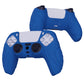 PlayVital Guardian Edition Anti-Slip Silicone Cover Skin with Thumb Grip Caps for PS5 Wireless Controller - Blue - YHPF008 PlayVital