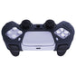 PlayVital Guardian Edition Anti-Slip Silicone Cover Skin with Thumb Grip Caps for PS5 Wireless Controller - Midnight Blue - YHPF003 PlayVital