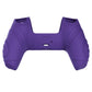 PlayVital Guardian Edition Anti-Slip Silicone Cover Skin with Thumb Grip Caps for PS5 Wireless Controller - Purple - YHPF007 PlayVital