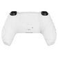 PlayVital Guardian Edition Anti-Slip Silicone Cover Skin with Thumb Grip Caps for PS5 Wireless Controller - White - YHPF002 PlayVital