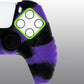 PlayVital Guardian Edition Anti-Slip Silicone Cover Skin with Thumb Grip Caps for PS5 Wireless Controller - Neon Purple - YHPF026 (Copy) PlayVital