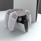 PlayVital Guardian Edition Ergonomic Anti-Slip Silicone Cover Skin with Thumb Grip Caps for PS5 Wireless Controller, Compatible with Charging Station - Clear White - YHPF018 PlayVital