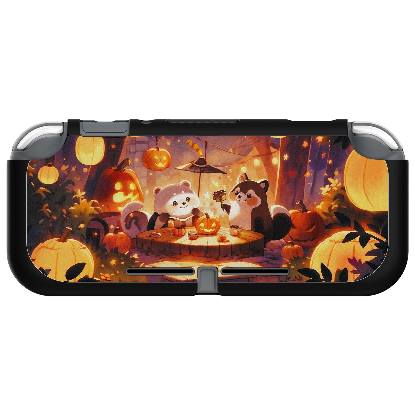 PlayVital Halloween Pumpkin Fest Custom Protective Case for NS Switch Lite, Soft TPU Slim Case Cover for NS Switch Lite - LTU6029 PlayVital
