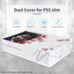 PlayVital Horizontal Dust Cover for ps5 Slim Digital Edition(The New Smaller Design), Nylon Dust Proof Protector Waterproof Cover Sleeve for ps5 Slim Console - Clown Hahaha - RTKPFH002 PlayVital