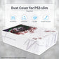 PlayVital Horizontal Dust Cover for ps5 Slim Disc Edition(The New Smaller Design), Nylon Dust Proof Protector Waterproof Cover Sleeve for ps5 Slim Console - Clown Hahaha - HUYPFH002 PlayVital
