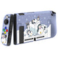 PlayVital ICY Cube Penguin Protective Case for NS, Soft TPU Slim Case Cover for NS Console with Colorful ABXY Direction Button Caps - NTU6023G2 PlayVital