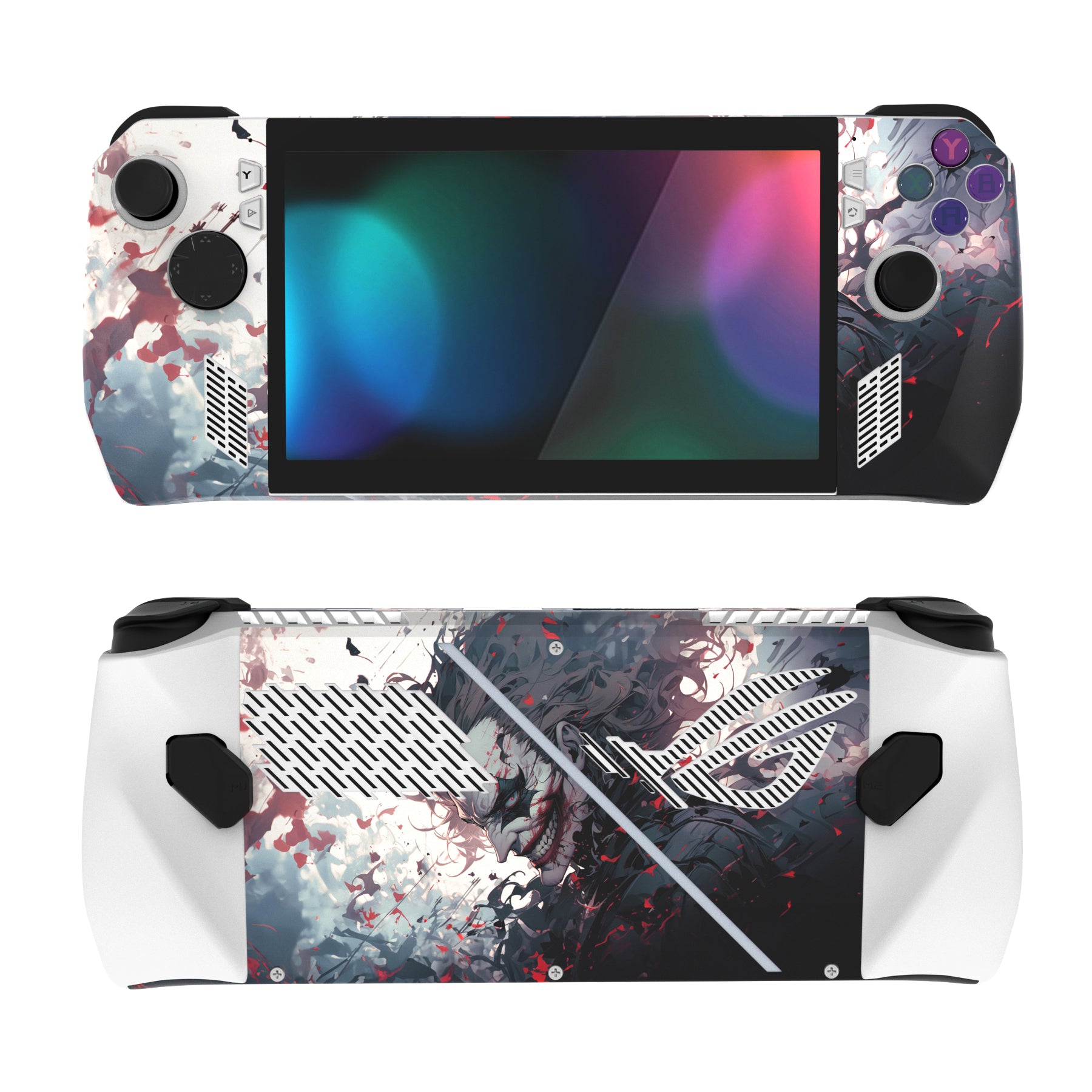 PlayVital Killing Clown Custom Stickers Vinyl Wraps Protective Skin Decal for ROG Ally Handheld Gaming Console - RGTM022 PlayVital