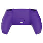 PlayVital Knight Edition Anti-Slip Silicone Cover Skin with Thumb Grip Caps for PS5 Wireless Controller - Neon Genesis Purple & Green - QSPF015 PlayVital