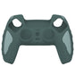 PlayVital Knight Edition Anti-Slip Silicone Cover Skin with Thumb Grip Caps for PS5 Wireless Controller - Templeton Gray & Jade Grey - QSPF012 PlayVital