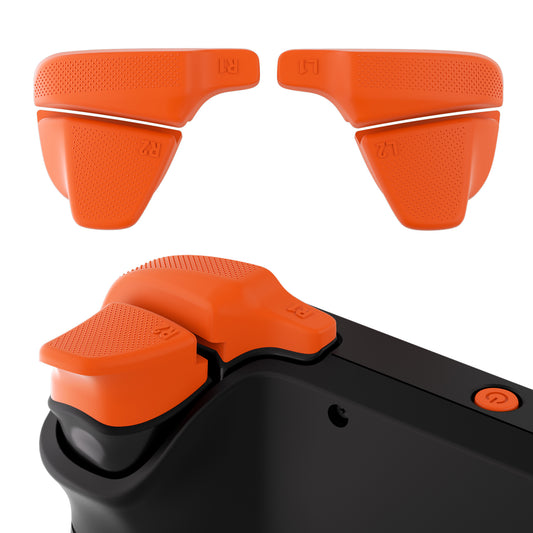 PlayVital LR INCREASER Shoulder Buttons Trigger Enhancement Set for Steam Deck LCD & OLED - Orange - DJMSDJ005 PlayVital